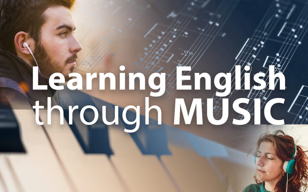 Learning English through Music - graphic by Mike Simpson