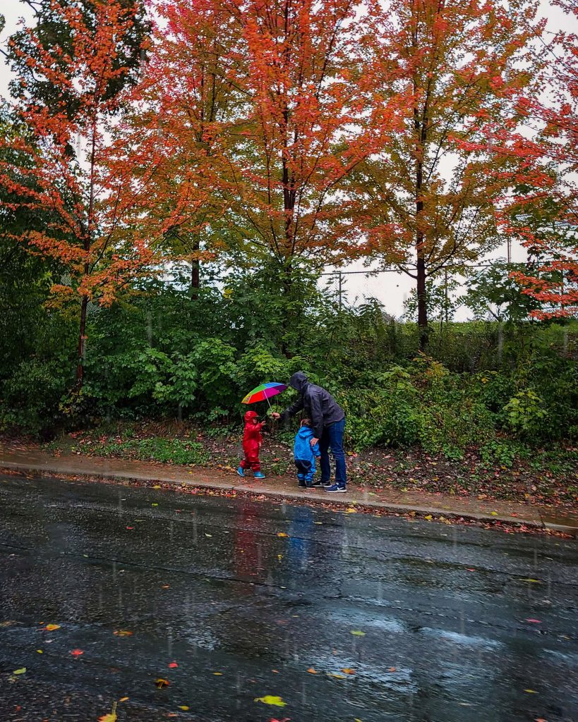 A walk in the rain - Toronto, Ontario