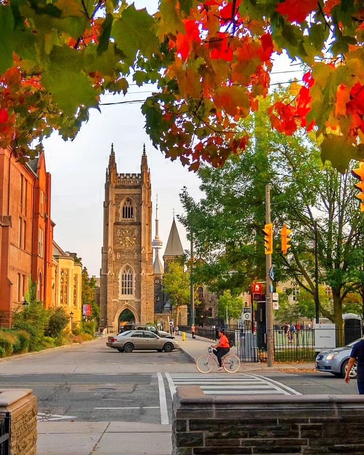 Fall scene at University of Toronto